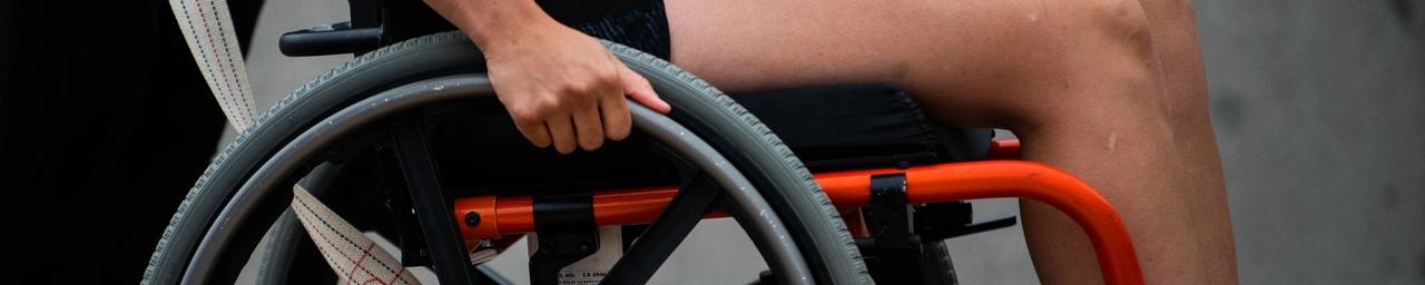 Individual in a wheelchair